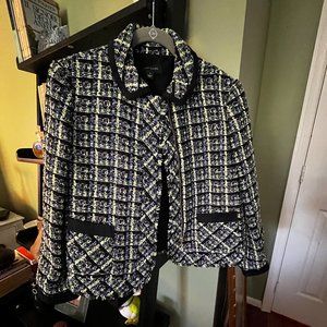 Boucle Jacket with Zipper